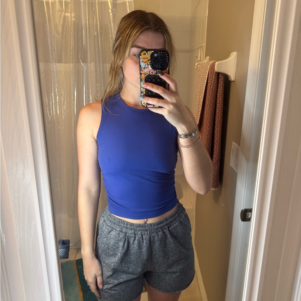 Lululemon Ribbed Ruched Tank